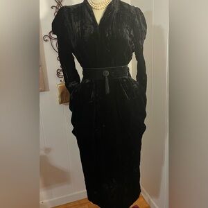 Nicole Miller Black Long Sleeve Dress